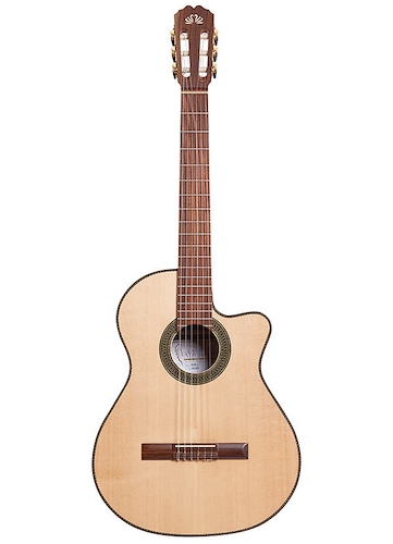 LA ALPUJARRA 83KPSYM MATE Guitarra Clásica - con Corte y Ecualizador - Natural Mate - $ 718.439