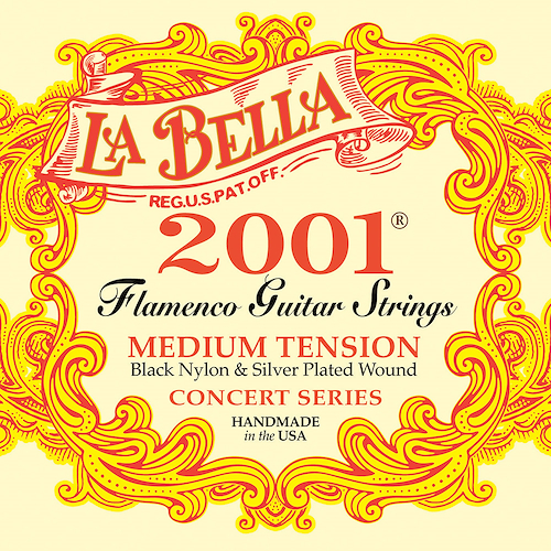 LA BELLA 2001FLME Encordado Guitarra Clásica Flamenco Medium - $ 17.301
