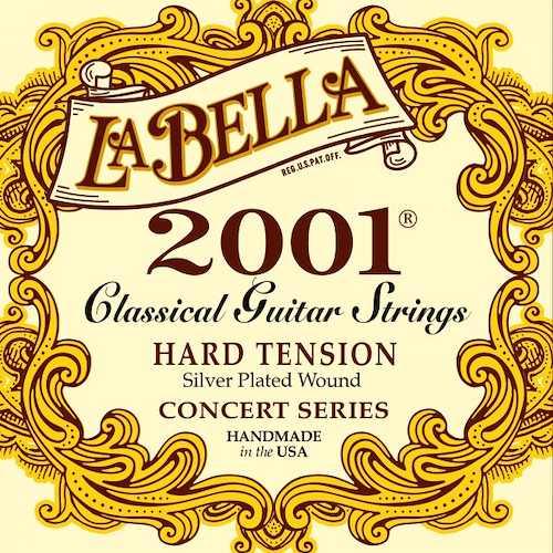 LA BELLA 2001HA Encordado Guitarra Clásica Hard Tensión - $ 17.301