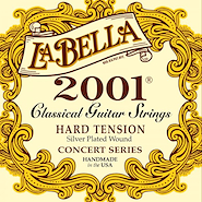 LA BELLA 2001HA Encordado Guitarra Clásica Hard Tensión