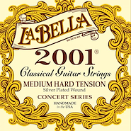 LA BELLA 2001MH Encordado Guitarra Clásica Medium Hard Tensión