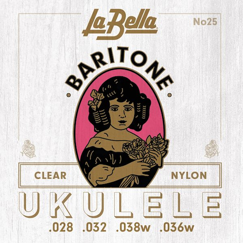 LA BELLA 25 Encordado Ukelele Baritono - $ 13.077