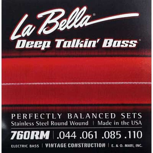 LA BELLA 760RM Enc.P/Bajo Deep Talkin Bass Round 045/105 oft2 - $ 92.551