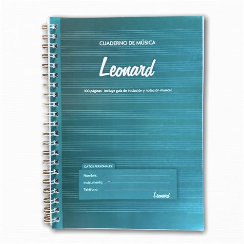 LEONARD LND-50 Cuaderno Pentagramdo Espiralado - 50 Hojas - $ 7.047