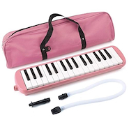 LINCOLN WINDS Me32s-Sb-P Melodica 32 Notas, Color Rosa, Con Estuche