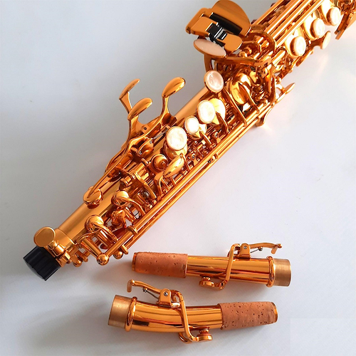 LINCOLN WINDS Lcss-650 Saxo Soprano Deluxe Dorado, Con Estuche - $ 976.166