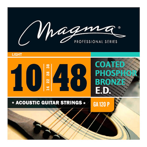 MAGMA GA120P SET String MAGMA Guit-Acust Coated Phos Bron 010 - $ 16.150