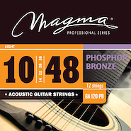 MAGMA GA120PB12 SET String MAGMA GUIT-ACUST Phos Bronze .010 12 C.