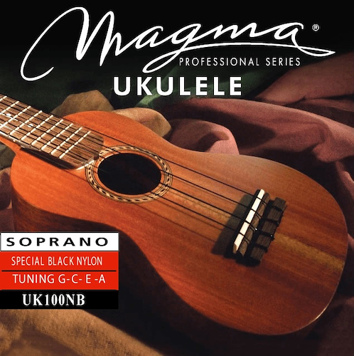 MAGMA UK100NB Set Strings MAGMA UKULELE Soprano N Black Hawaiian - $ 6.938