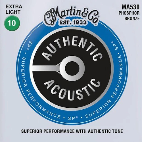 MARTIN & CO. MA530 Encordado Guit.Acustica AUTHENTIC SP 92/8 010-047 - $ 15.841