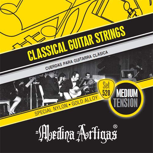 MEDINA ARTIGAS 010520 Encordado Guitarra Clásica Amarilla - Doradas - $ 6.257