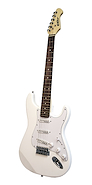 NEWEN ST White Guitarra Eléctrica Stratocaster Madera maciza (no laminada)