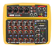 NOVIK NVK-i08BT <br/>Mixer compacto 8 CH AMARILLO