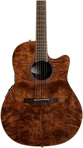 OVATION Cs24p Nbm Celebrity Standard Exotic Nutmeg Burled Guitarra Electro Acústica - $ 720.742