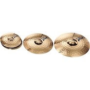 PAISTE PST8 Universal Set <br/>PLATILLOS  Hi-Hat 14 + Crash 16 + Ride 20
