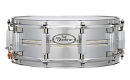 PEARL DUX1450BR <br/>Redoblante Metalico 14X5 DUOLUX Nicotine White Marine Pearl