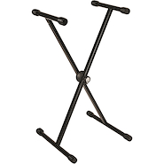 QUIK LOK T6 Soporte Tijera para teclado - Pata Simple - Negro