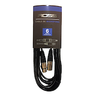 ROSS PA C-CC-6M Cable | XLR - XLR| 6 mts | balanceado | Conector Metalico