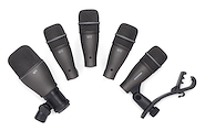 SAMSON DK705 Set De 5 Mics. P/ Bateria (4 Tom/Snare Q72 + 1 Drum Q71 + So - $ 500.054