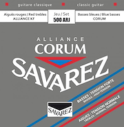 SAVAREZ 500 Arj Encordado Guitarra Clasica Tensión Normal-Alta Alliance-Coru