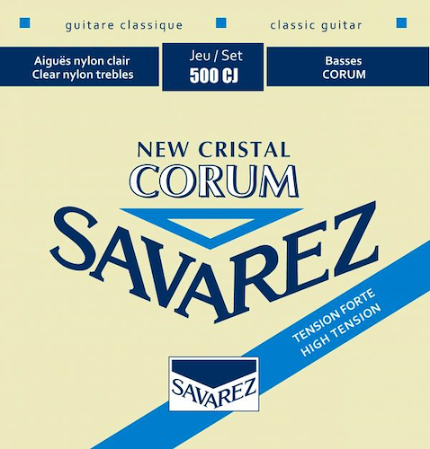SAVAREZ 500 Cj Encordado Guitarra Clasica Tensión Alta New Cristal-Corum - $ 25.648
