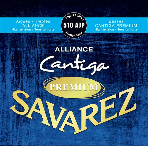 SAVAREZ 510 Ajp Encordado Guitarra Clasica Tensión Alta Alliance-Cantiga Pre - $ 36.904