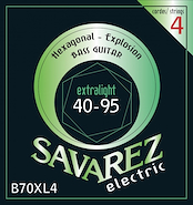 SAVAREZ B70XL4 Encordado Bajo Eléctrico 40-95