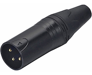 SEETRONIC SC3MXX-BG Conector | XLR-3 | (Macho) | Cable | contactos enchapados