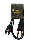 SHIMURA CABLES AUC2036-1,8 <br/>1,8 MTS 2 RCA MACHO-2 PLUG MONO 6.35