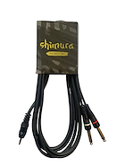 SHIMURA CABLES AUC2003-1,5 <br/>1,5 MTS 3.5MM PLUG ST-2 PLUG MONO 6.35