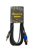 SHIMURA CABLES Spc2005-10 Cable Speakon-Jack Mono Metal 10 Mts 2 X 1,5Mm2