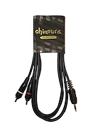 SHIMURA CABLES AUC2006 <br/>1,5 MTS 3.5MM PLUG ST - 2 RCA MACHO