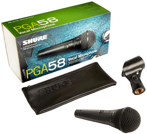 SHURE PGA58-LC Handheld Mic - $ 92.616