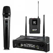 SKP UHF-400D <br/>Micrófono inalámbrico de mano y bodypack