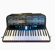 SOPRANI SP120-BLACK Acor. A Piano 120 Bajos Negro