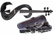 STAGG EVN44BK Violin Electrico - Incluye Auriculares y Estuche - Color Neg - $ 346.338