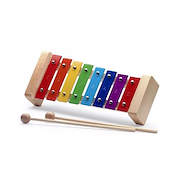 STAGG METAK8 <br/>METALOFON STAGG 8 NOTAS DE COLORES-CON BAQUETAS
