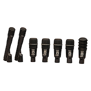 SUPERLUX DRK-A5C2 <br/>Tom Tom x 4, Bombo x 1, Condenser x 2, C/Soportes SET