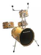 TAURUS MFP-415/V Bateria Acústica Viajera, 4 Cuerpos, de Maple oft2