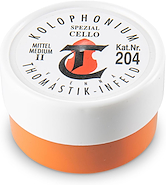 THOMASTIK 204 <br/>Resina Para Cello En Pote Dosificador Con Paño.