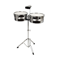THUNDER JBTBS-1413 <br/>Timbaleta Acero 13" y 14" C/soporte y cencerro 6"