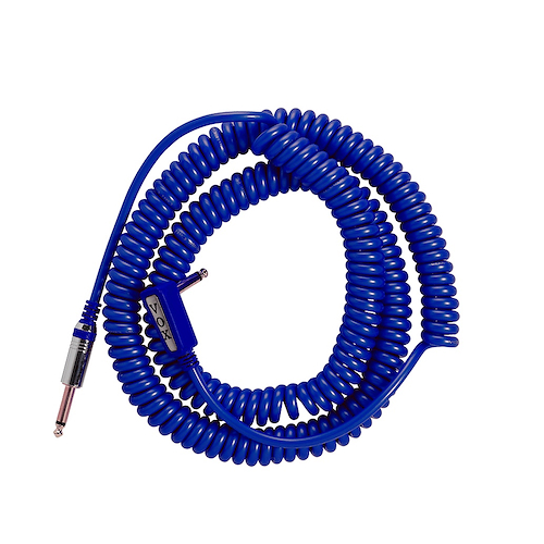 VOX VCC-90 9M BL Cable Vintage Coil Series - Espiral - 9 metros - Azul - $ 46.176