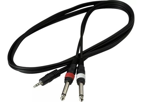 WARWICK RCL 20911 D4. Plug Stereo 3,5 mm / 2 Plug 6,5 Mono - Largo de cable 1m. - $ 6.317