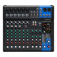 YAMAHA MG12XUK Mesa de mezclas de 12 canales: 6 entradas de mic, con 24 FX