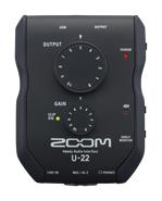 ZOOM PRO U22 Interfaz de Audio Portátil. Grabación en 2 canales. 24 Bits.