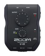 ZOOM PRO U22 Interface Audio Portátil. Grabación en 2 canales. 24 Bits.