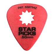 STAR PICKS .50MM RED