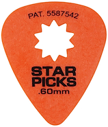 STAR PICKS .60MM ORANGE