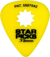 STAR PICKS .73MM YELLOW Pack 10 Unid