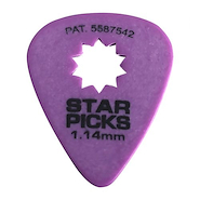 STAR PICKS 1.14MM PURPLE Pack 10 Unid